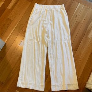 Abercrombie & Fitch | Wide leg linen pants